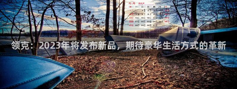 南宫BB贝博艾弗森官网下载链接：领克：2023年将发布新品，期待豪华生活方式的革