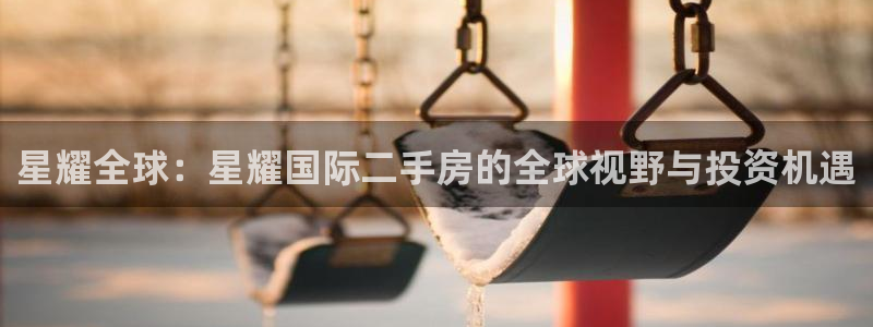 南宫BB贝博艾弗森官网下载链接：星耀全球：星耀国际二手房的全球视野与投资机遇
