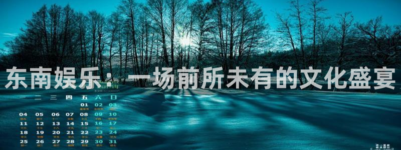 BB贝博艾弗森下载入口：东南娱乐：一场前所未有的文化盛宴